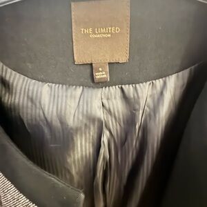 The Limited Black and Gray Blazer